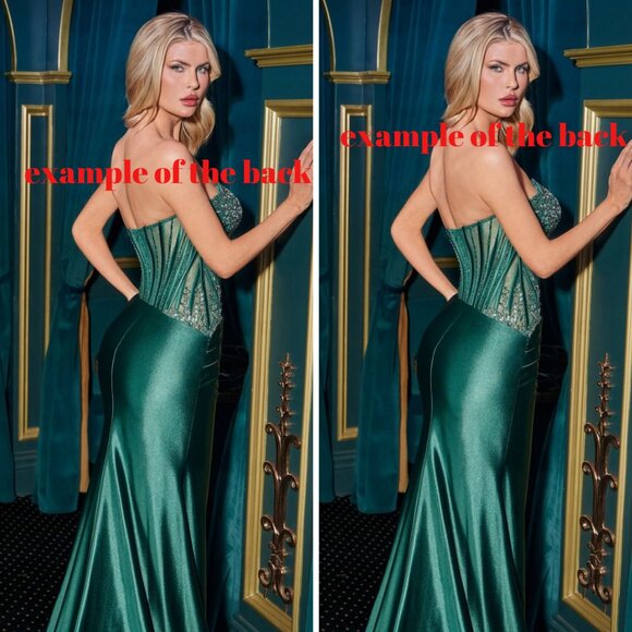 LADIVINE CD725 DRESS - Picture 3 of 4